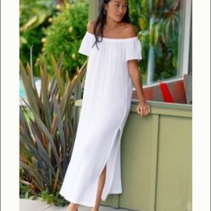 Seafolly Double Cloth Strapless Maxi Dress